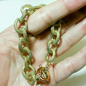 Charter Club gold tone rope chain bracelet new